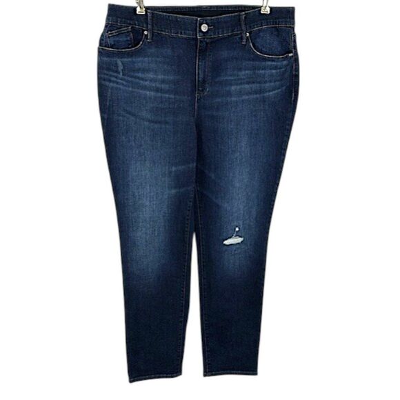 Chico's Jeans Size 3 (16) Slim Leg Inner Elastic Waistband - Picture 1 of 13